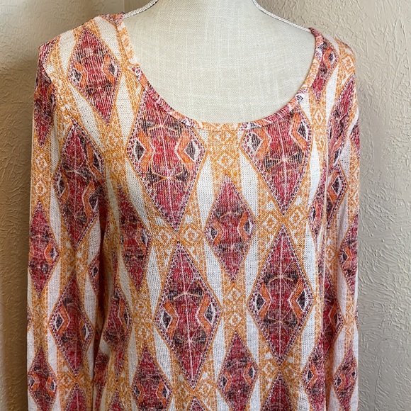 Signature 1 Studio Diamond Pattern Sweater - Picture 2 of 8